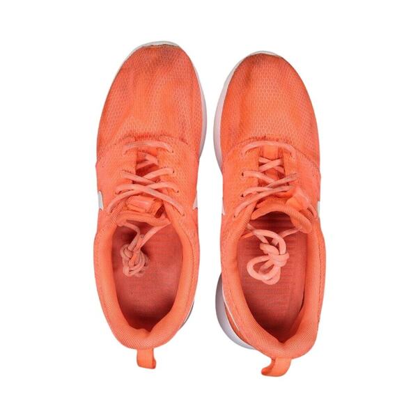 Nike Shoes Womens 7.5 Sneaker Roshe Run Lifestyle Athletic Trainer Total Crimson - Picture 6 of 13